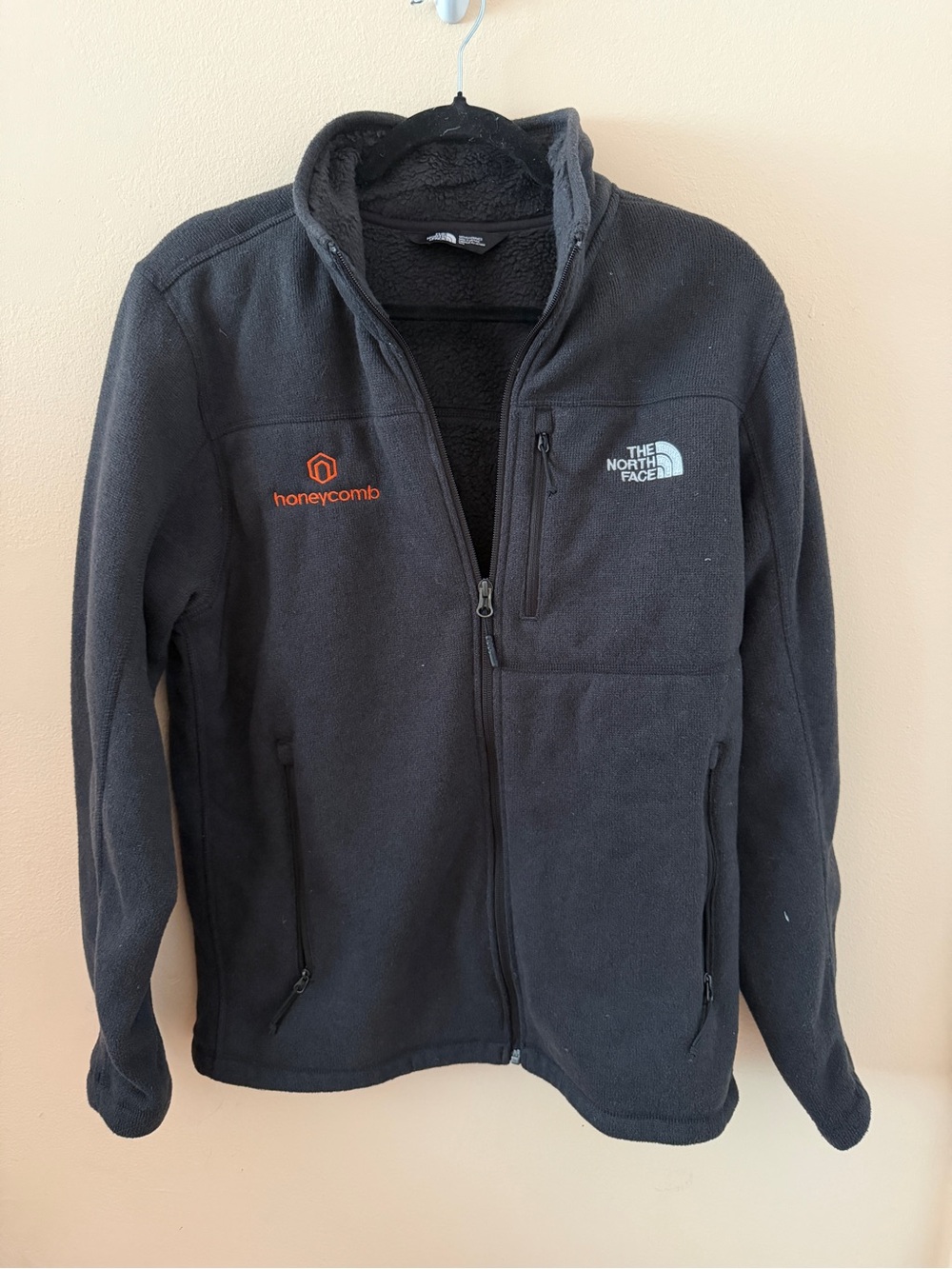The North Face Mens Full Zip Fleece Jacket Size Medium